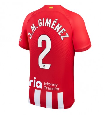 Atletico Madrid Jose Gimenez #2 Koszulka Podstawowych 2023-24 Krótki Rękaw